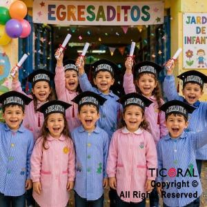 SOMBRERO EGRESADITOS METALIZADO CON PLATA TORNASOL